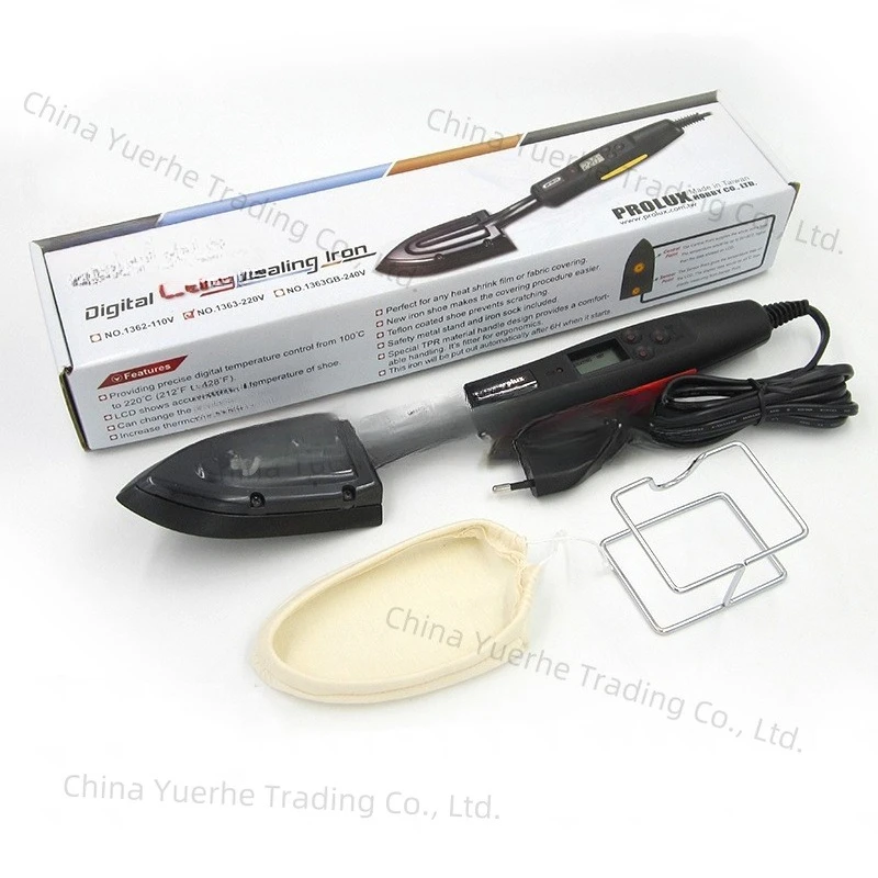 

Prolux Digital LED Electric Sealing Iron 220V PX1363 With Accurate Temperature Control For Covering Film for rc airplane model