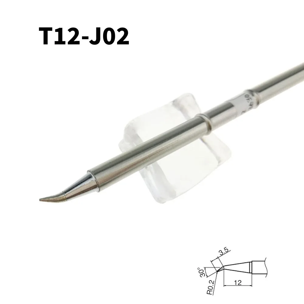 

T12-J02 Soldering Iron Tip for STM32 T12 OLEN FX-951 FM-2028 Weldering Station Iron Handle Tip Replacement Tool