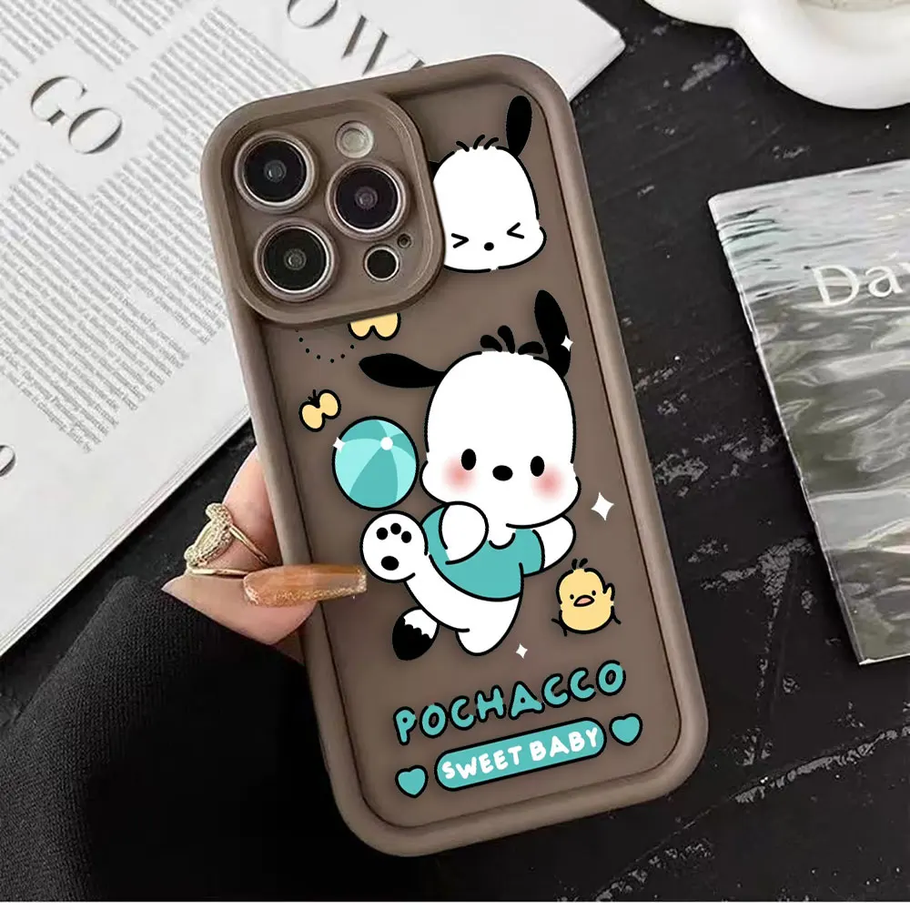 

Cartoon P-Pochacco Dog Phone Case For Xiaomi 15 15T 17 14 14T PRO MAX 8 11 12 12T 13 LITE 5GNE TPU Case DIY Shell Funda Cover