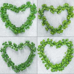Artificial Plants Simulated Green Leaf Simulated Creeper Leaf Ivy Strip Pseudogreen Leaf Vine Home Decoration Accessories