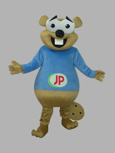 Nuovo personaggio adulto Big Teeth Bear Costume della mascotte Halloween Christmas Dress Full Body puntelli Outfit Costume della mascotte