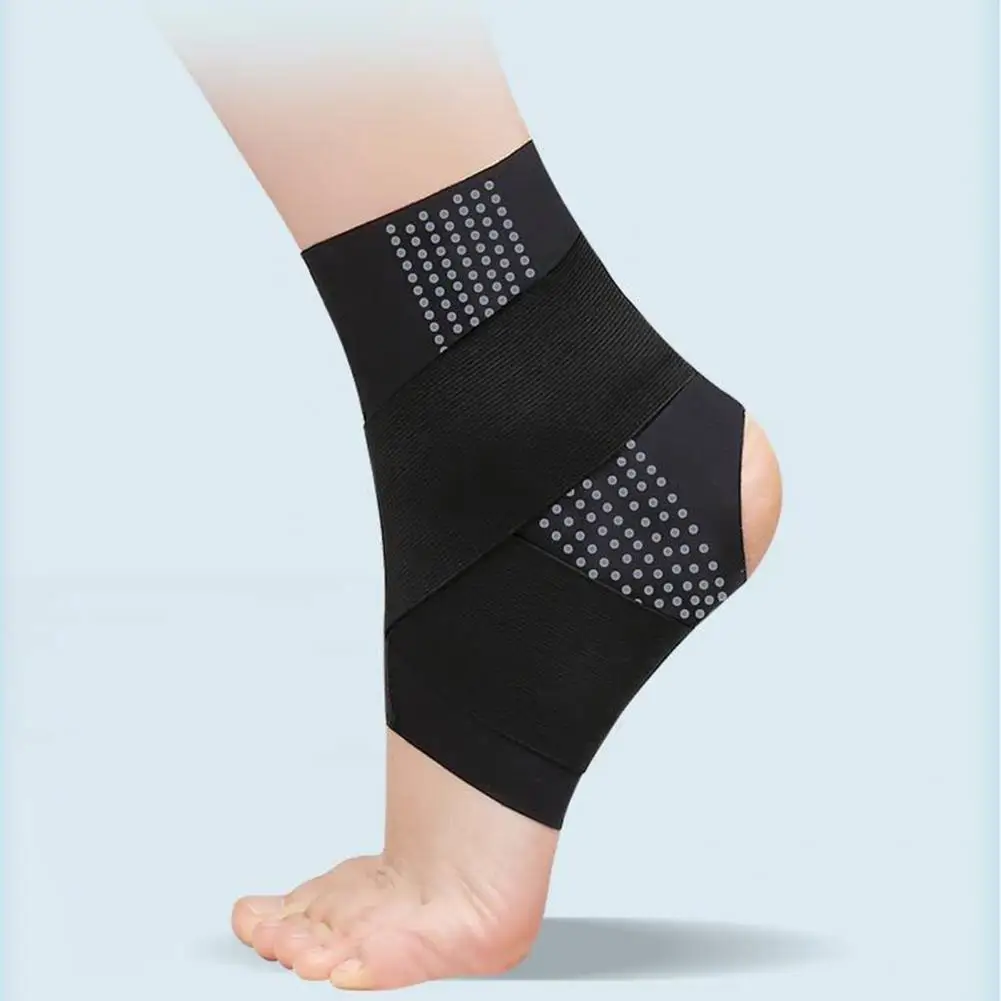 Open Heel Ankle Support Ankle Brace Elastic Ankle Support Stabilizer for Arthritis Achilles Tendonitis Plantar for Joint