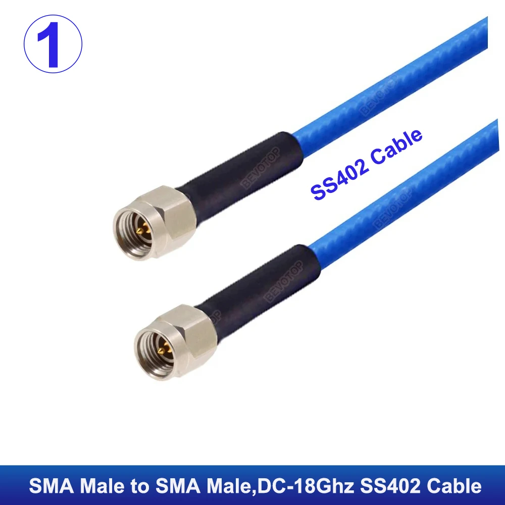 SS402 Cable SMA Male to SMA Male/N Male Connector High Frequency Low Loss SS-402 DC-18Ghz Test Cable RF Coaxial Pigtail Jumper