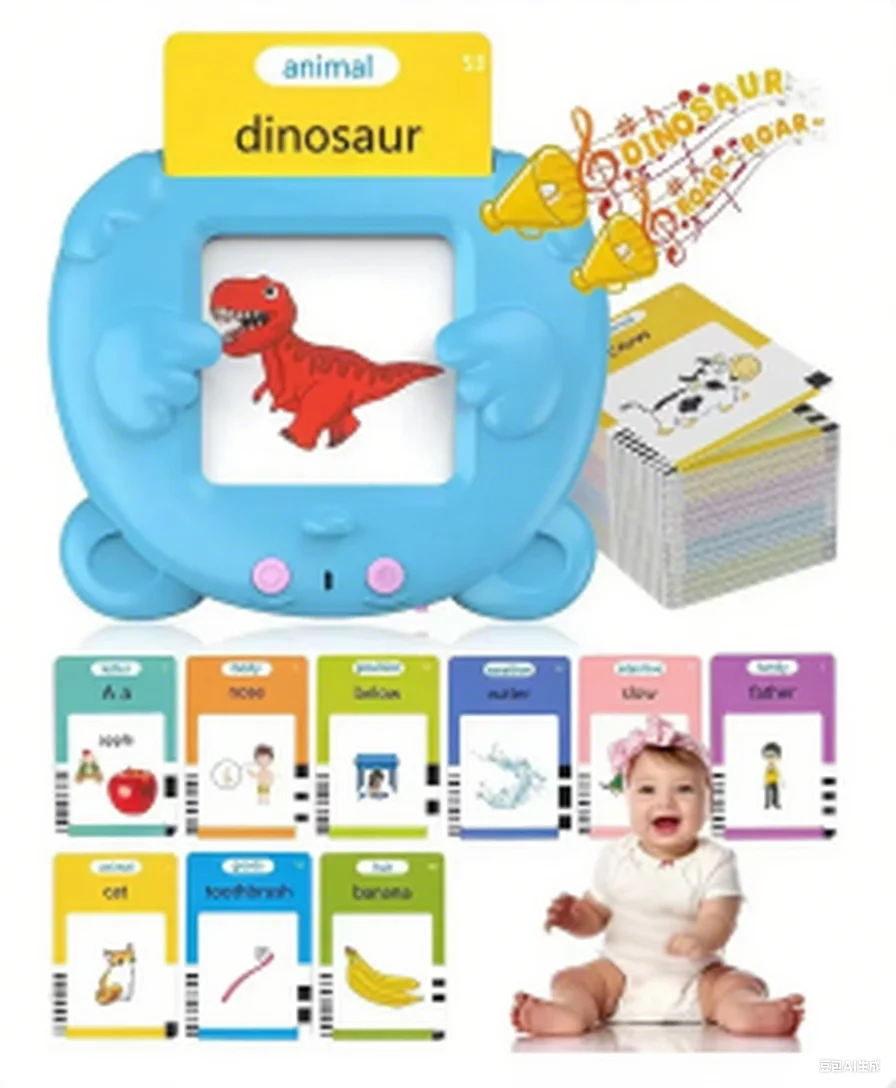 Tweetalig onderwijs Vietnamees-Engelse flashcards - Machine voor vroeg leren voor kinderen die flitscursussen praten voor jongere kinderen