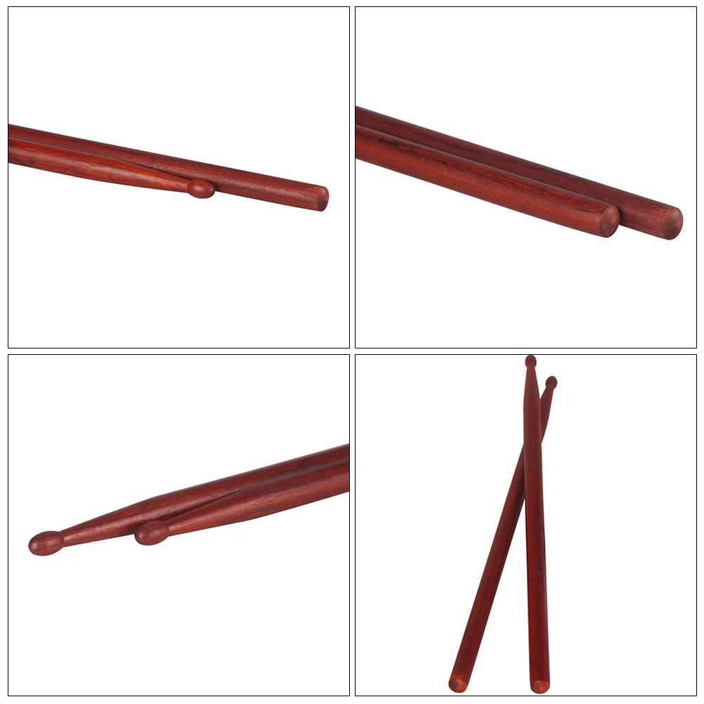 

Drum Sticks Wood Red Universal Durable Smooth Comfortable Crisp Percussion Music Accessories