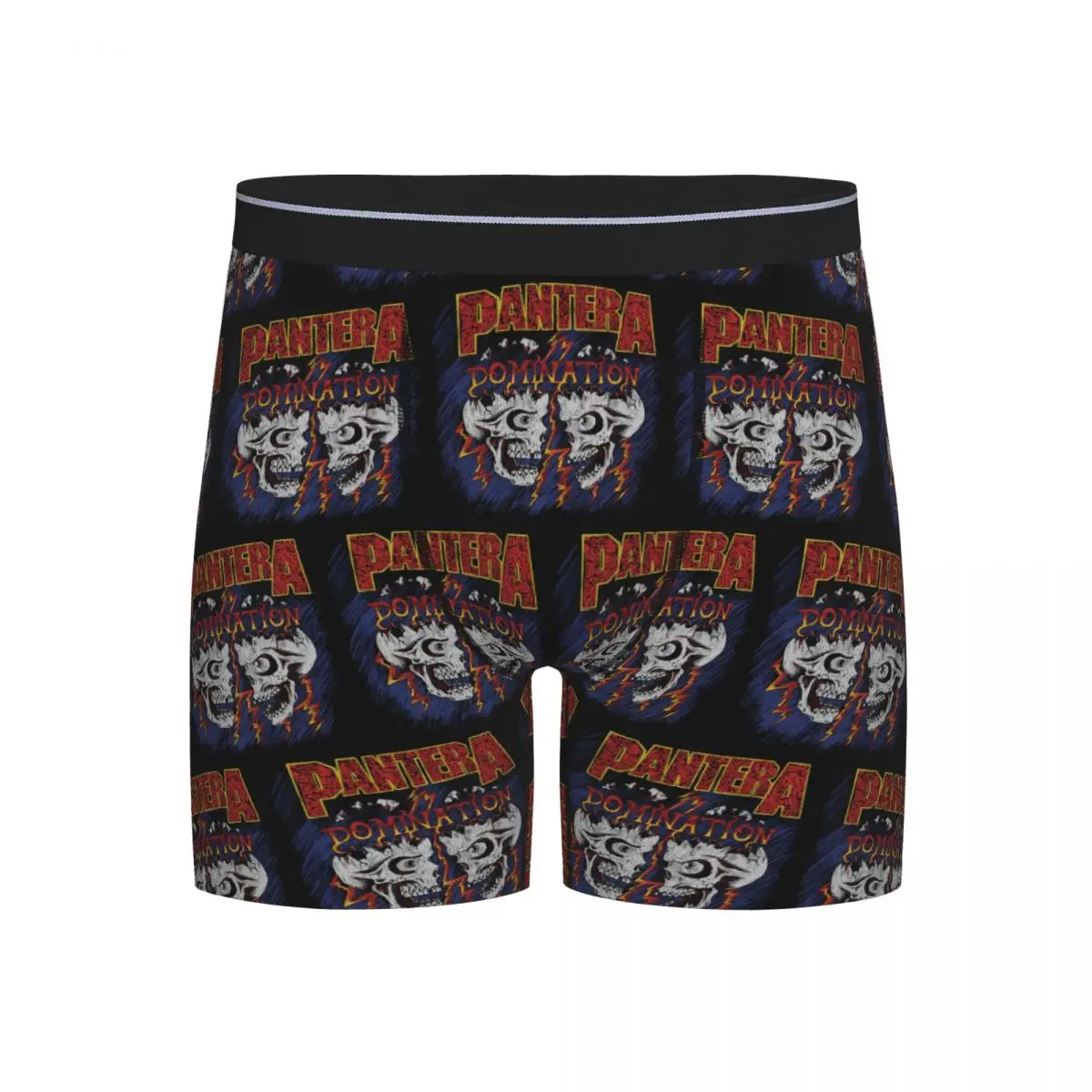 

Long Boxer Underpants Shorts Pantera Heavy Metal Band Music Panties Male Ventilate Underwear for Homme Man Boyfriend Gifts