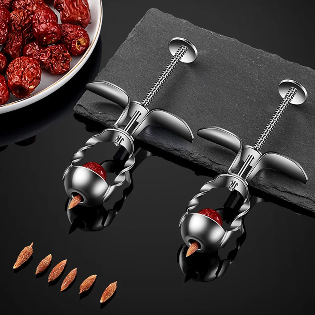 

Jujube Pitter Cherry Pitter Stainless Steel Fruit Core Remover Tool Kitchen Supplies Portable for Home Office Kitchen Supplies