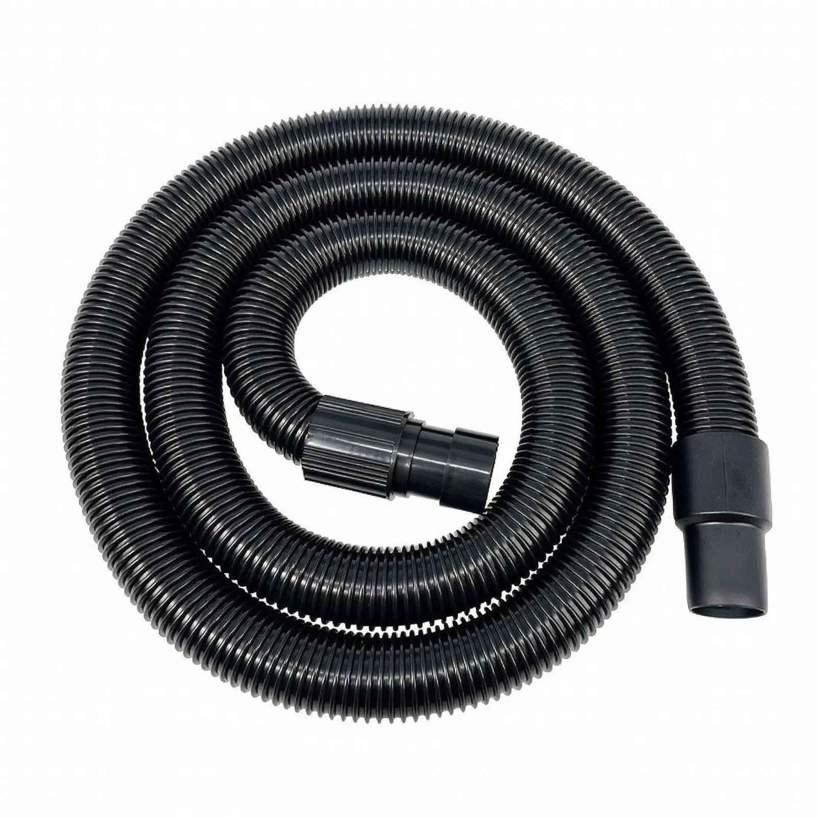 Flexible Ribbed Vacuum Hose 40mm ID with Flat Nozzle for Industrial Vacuum Cleaner Replacement Parts