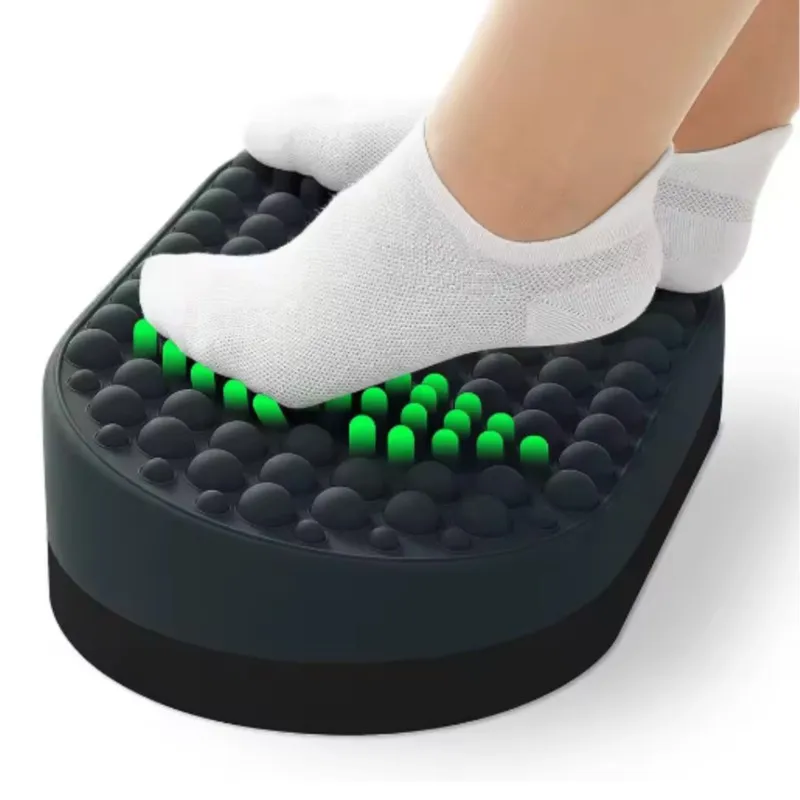 Voetensteun Voor Onder Het Bureau Op Het Werk, Voetenbank Voetmassager Plantaire Fasciitis Reliëf, Zachte Siliconen Voetsteunen