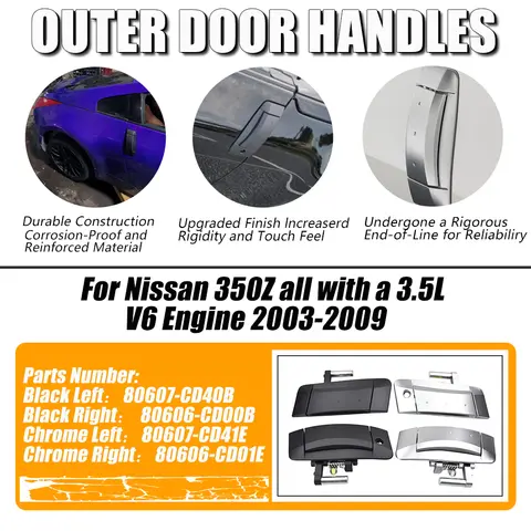 8 best sales 350z door handle - №2