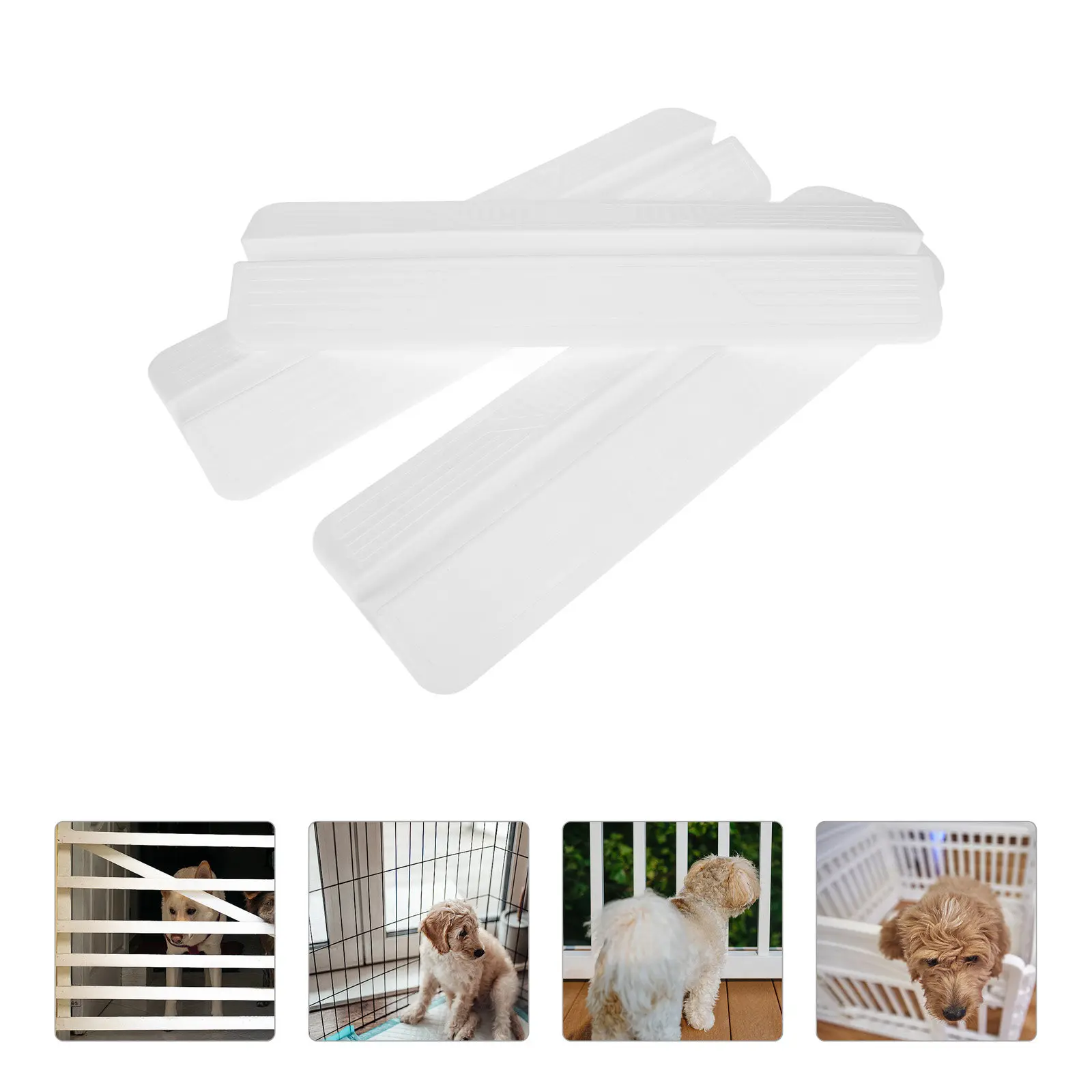 

3Pcs Dog Safety Gate Pet Fence Barrier Anti-Kick Pedal for Small Medium Large Dogs Baby Guardrail Safety Door Fixator Indoor