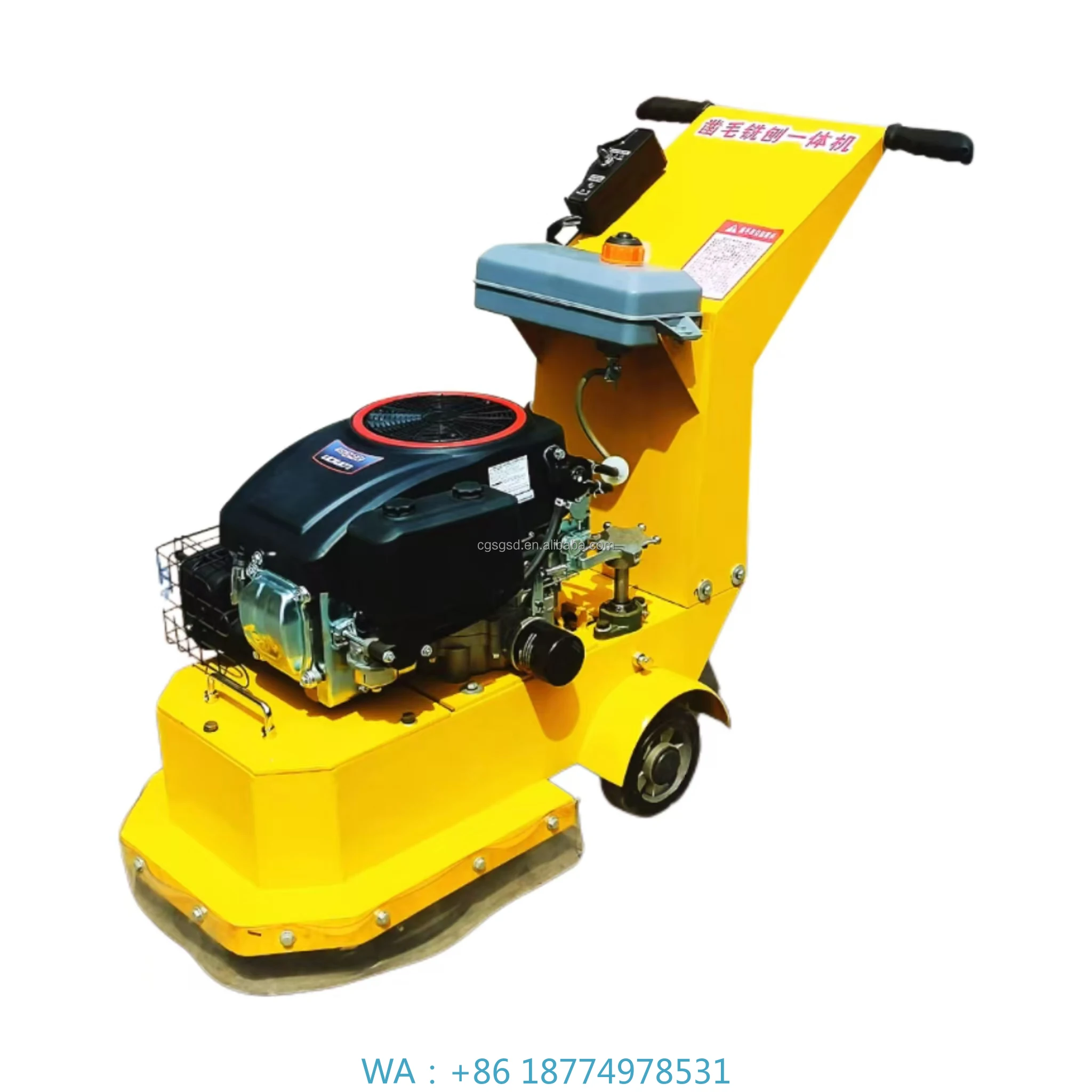eating Scarifier Milling MachineGood Performance Hot-melt Mini Work Concrete Road Floor H