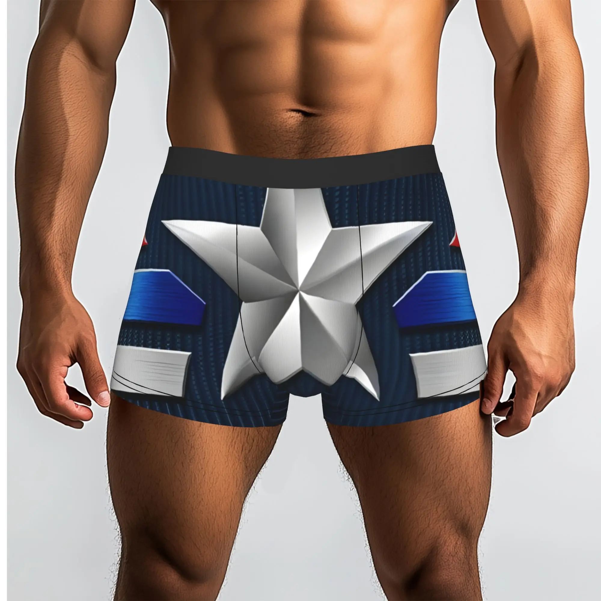 

1piece Steve Captain America Underpants Homme Panties Man Underwear Comfortable Shorts