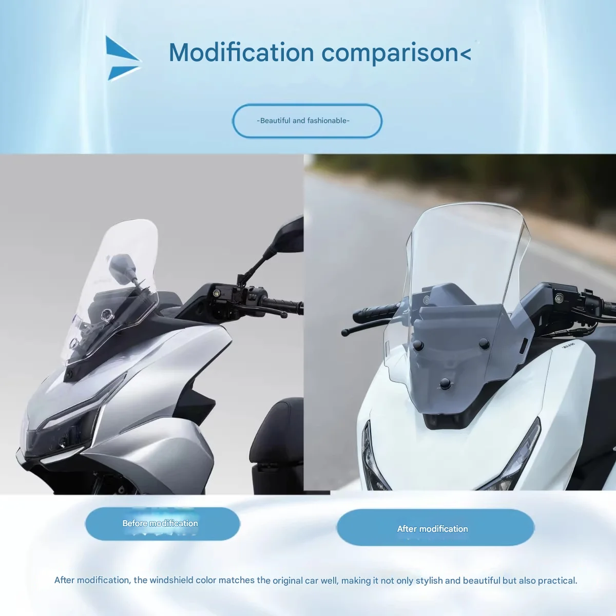 FOR NWT150 High-Transparency Optical Straight-Line Windscreen - Low-Dispersion Material No Rainbow Glare Direct Sunlight