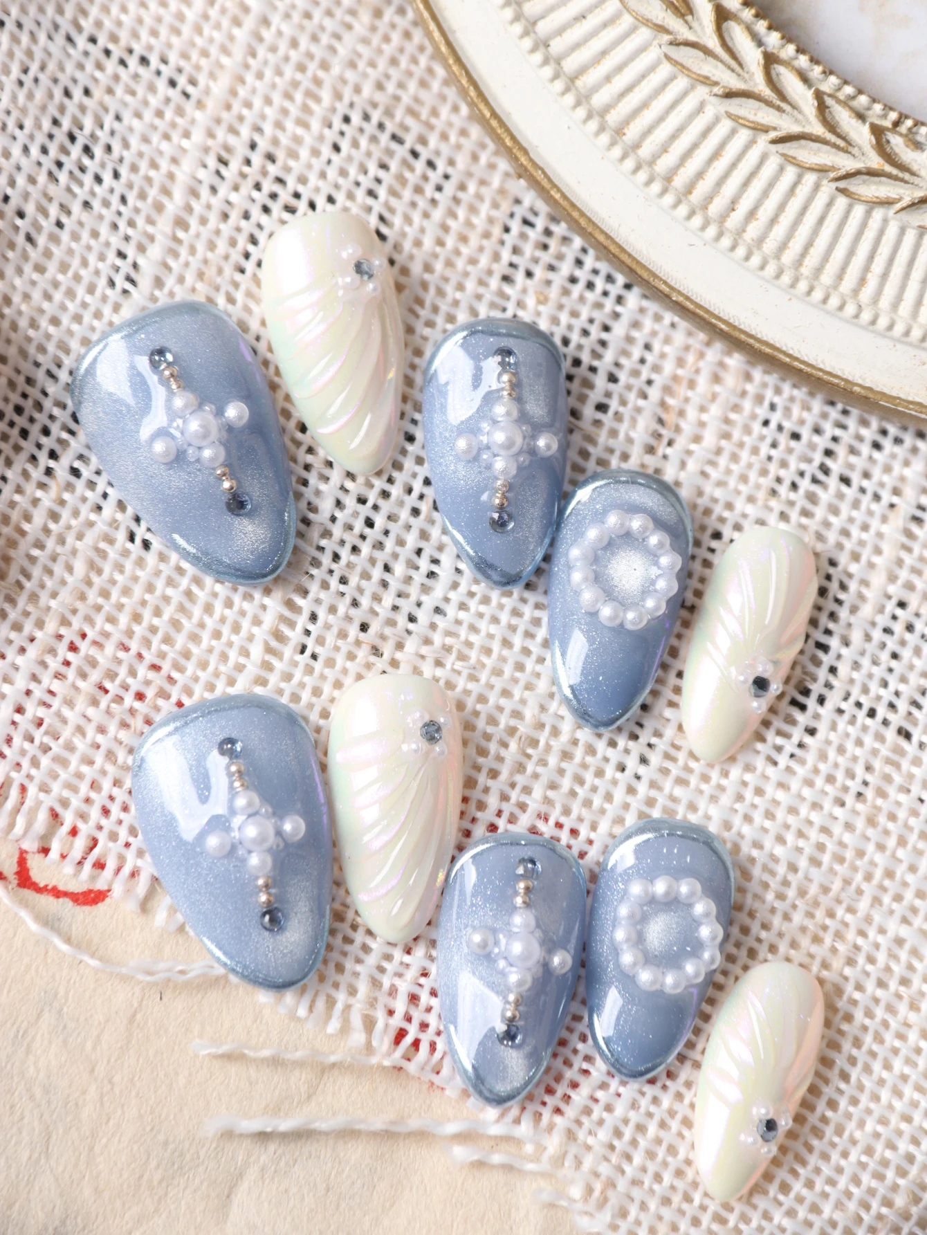 10 faux ongles à presser, cour - Nail Adhesive Tab avis et prix
