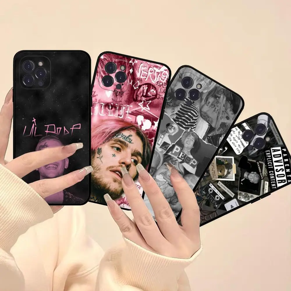 L-LilS P-PeepS Phone Case Silicone Soft for iphone 15 14 13 12 11 Pro Mini XS MAX 8 7 6 Plus X XS XR Cover