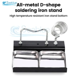 Soldering Iron Stand Holder Soldering Stand with Welding Cleaning Sponge High Temperature Resistance Welding Accessories Tools