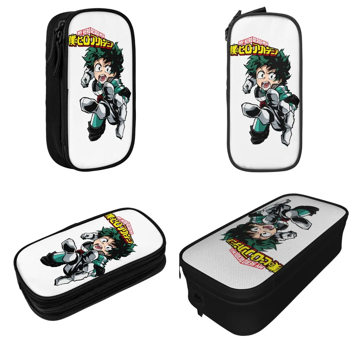 My Hero Academia Deku Pencil Case Cute Pen Holder Bag Kids Large Storage Office Cosmetic Pencil Box