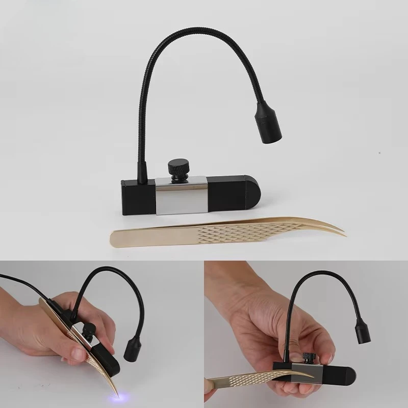 

1.8w Tweezers Eyelash Tool Pedal LED Uv Lash Tweezer Light for Suitable Any Tweezers