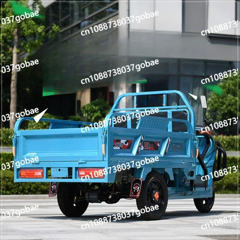 Electric Tricycle, New Adult Transportation, Cargo Pulling Express Tricycle, Home Agricultural Load King Battery Car