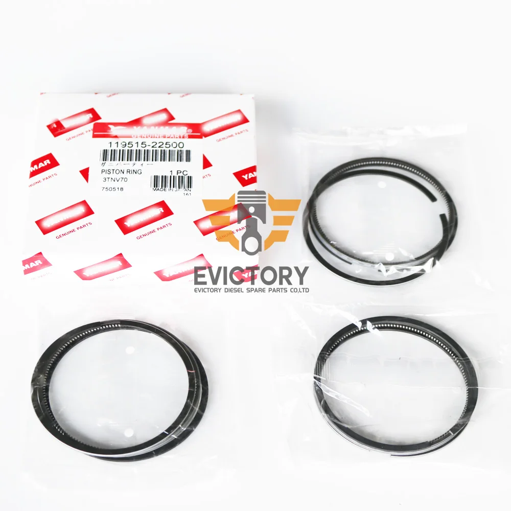 3TN66 3TN66UJ 3TN66L 3TNA66 piston ring for yanmar diesel engine parts mini excavator rebuild parts