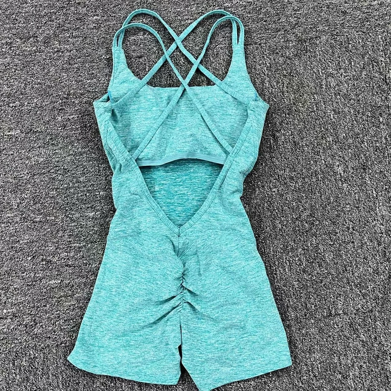2025 Pad Active Wear Gym Yoga Set Women Fitness Scrunch Legging Women Workout Female Sports Outfit Suits Exercise Jumpsuit XP116 image 5