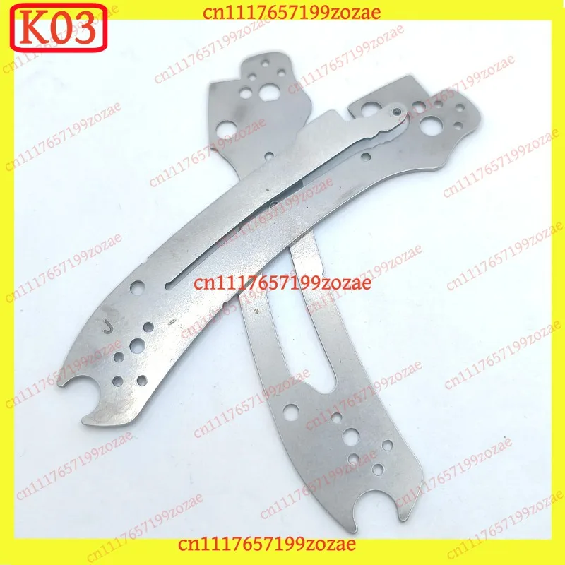 K03 1 Pair Stainless Steel Liners Spacer DIY Part For C223 Para3 Knife Handle Replacement Accessory