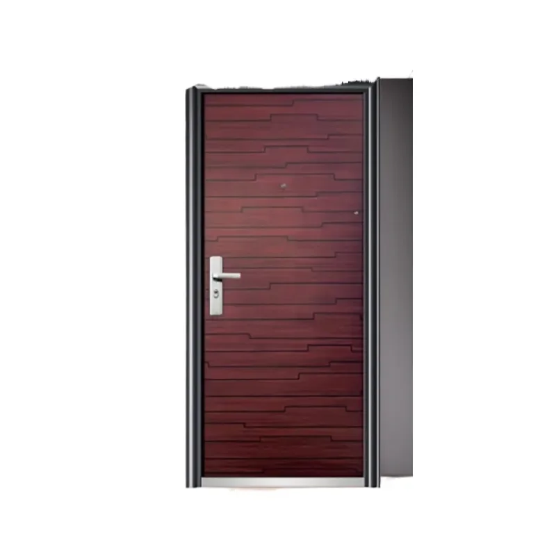 Class A Anti Theft Metal Alloy Entry Door for Villa Building Corridor Smart Iron Security Entrance Door