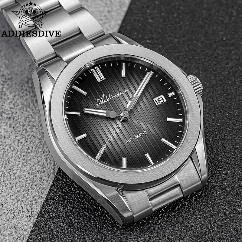 ADDIESDIVE 41mm Mechanical Men Watch Waterproof Sapphire Glass Super Luminous 316L Stainless Steel Watches Men's Automatic Watch