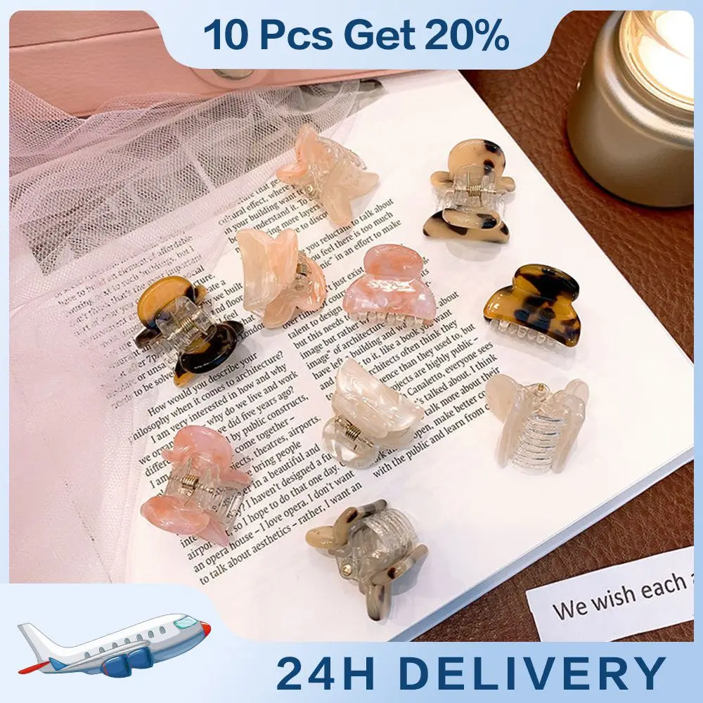 Hairpin Tiny Geometry Acetic Acid Small Gripper Earrings Broken Hairpin Cute Fresh And Sweet Small Grip Popular Accessories Mini