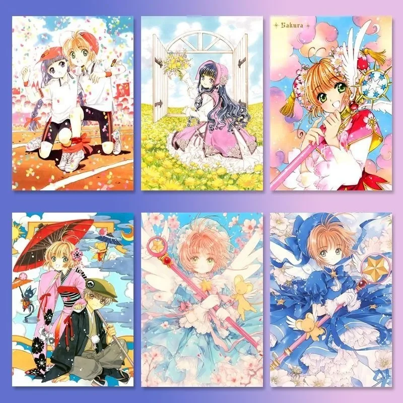 Cardcaptor Sakura Anime 5D Full Round Drill Diamond Painting Dream Mosaic Embroidery Art Home Wall Decor DIY Craft
