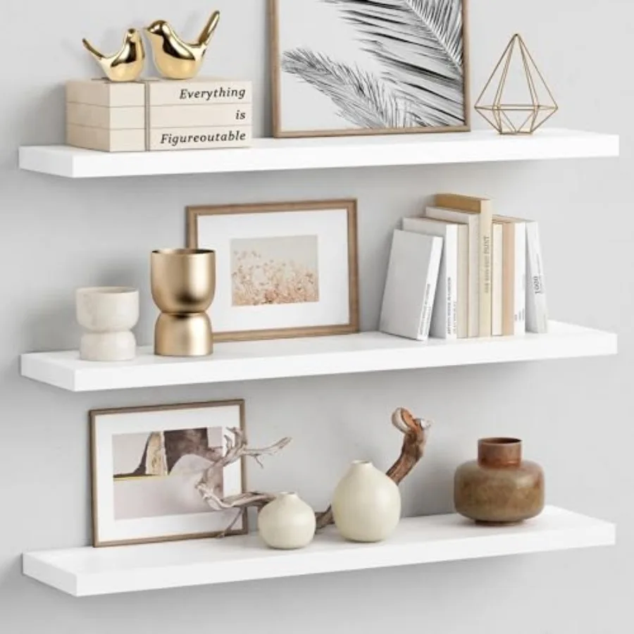 

Floating Shelves for Wall 36 Inch Long Modern Wall Shelf for Living Room Decor Large Deep Floating Shelf for Bedroom Home Offic