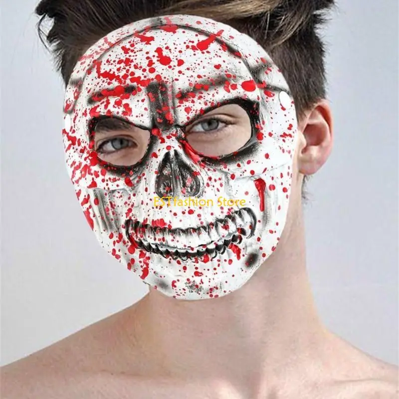 Y5GC Women Men Festival Skull Maskers Masquerade Party Dance Costumes Full Face Masks