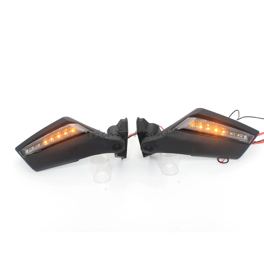 UTV Side Mirrors W/ LED Turn Signal Light Fit For Can-Am Maverick X3 Max XDS XRS 4x4 Turbo R 2017-2024 Rearview - view 5