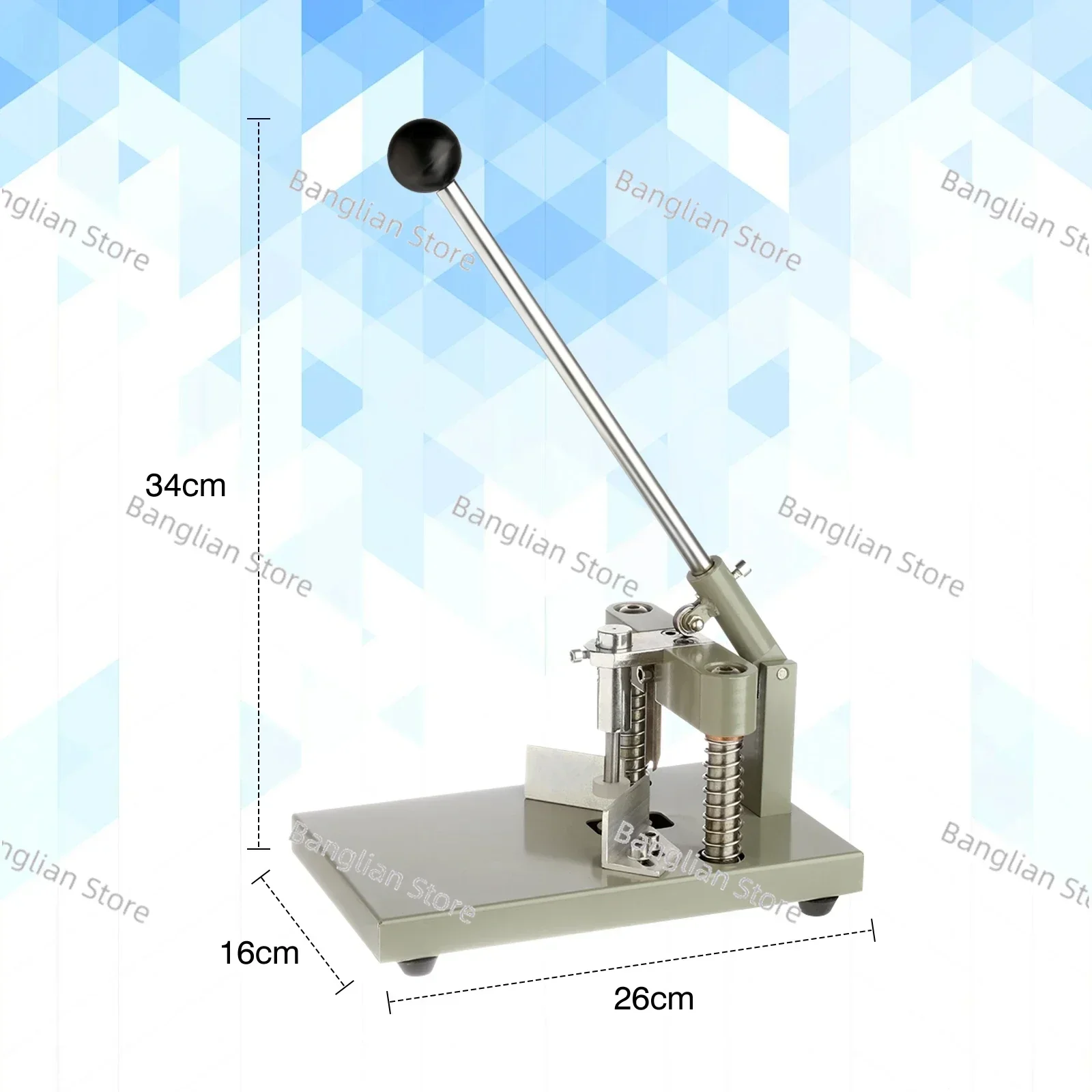 Corner Rounder Cutter Machine, Paper Holding Device Height, Heavy Duty for Printing Packaging Industry, R6, R10