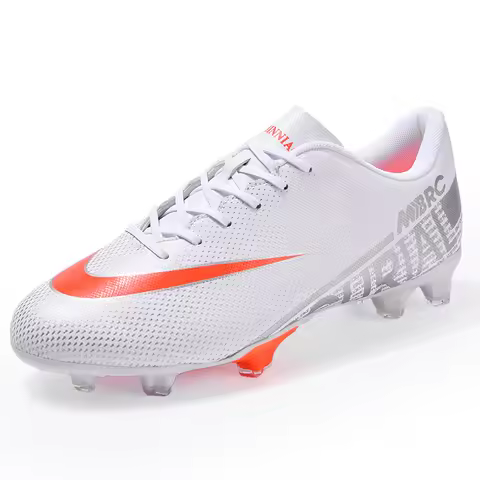 Men Soccer Shoes TF/FG LOW Ankle Football Boots Men's Sneaker Turf Soccer Cleats Outdoor Professional Futsal Footwear EUR35-45