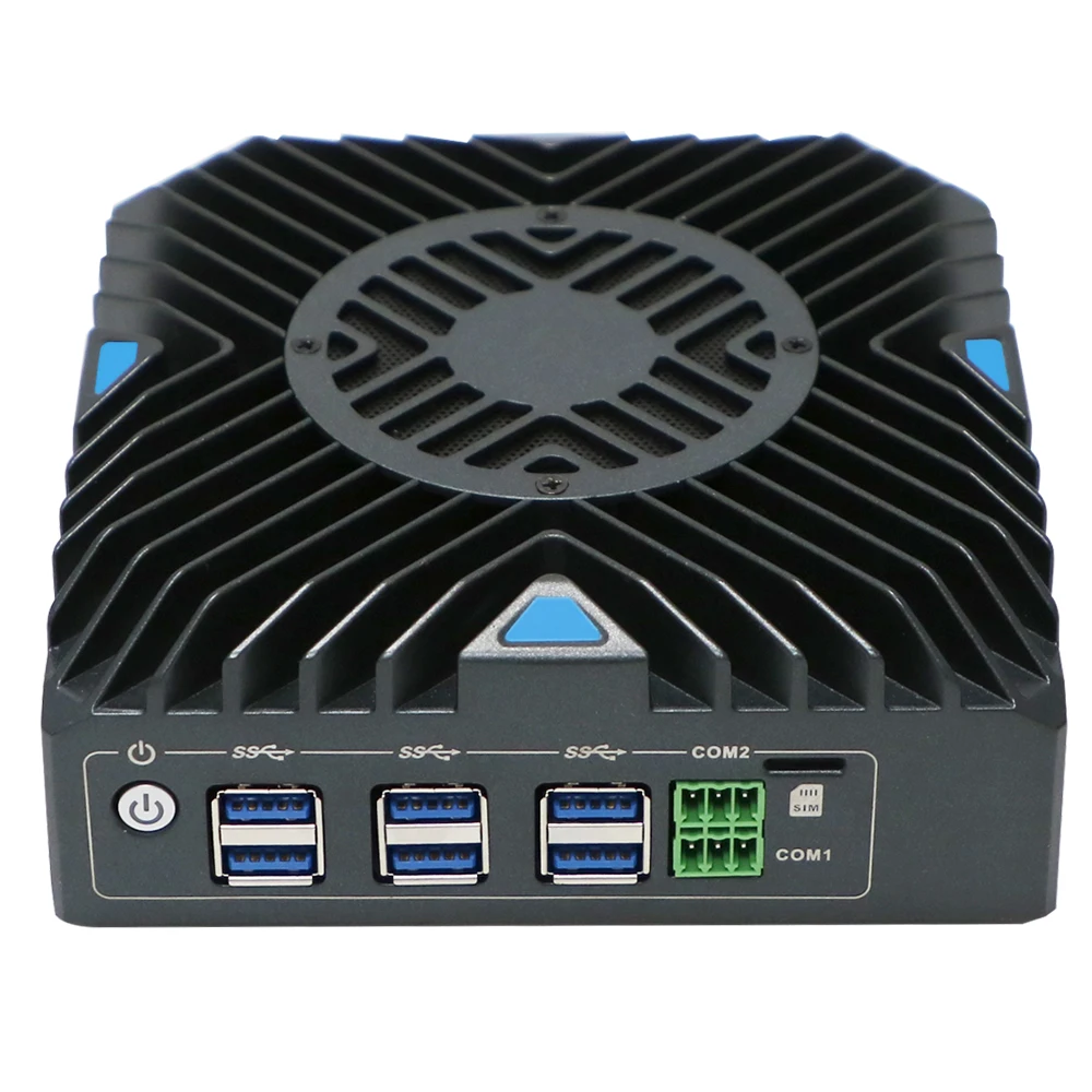 Partaker Fanless Mini PC 4 LAN Intel Core I3 10110U I5 8260U TPM2.0 Firewall Router PFsense Industriële PC Computer Server