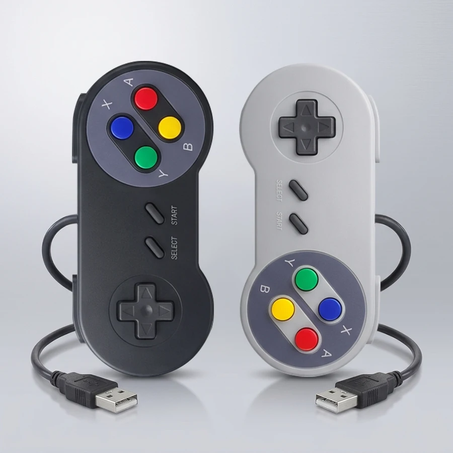USB Gamepad Gaming Joystick Retro Gamepads for PC NESPi RetroPie Game Control for Raspberry Pi 5 4 3 2 B Zero Game Controller
