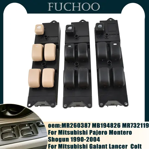 New LHD RHD Electric Master Power Window Switch Control Lifter Switch For Mitsubishi Lancer Pajero Outlander Galant MR732119