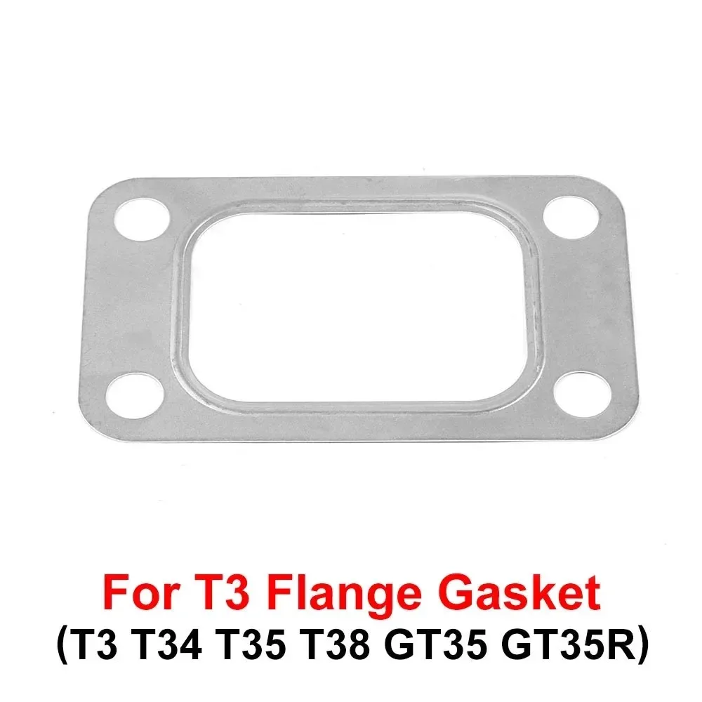 

2pcs Automobile Modification T3 Turbine Flange Gasket Is Suitable For T3 T34 T35 T38 GT35 GT35R 4-hole