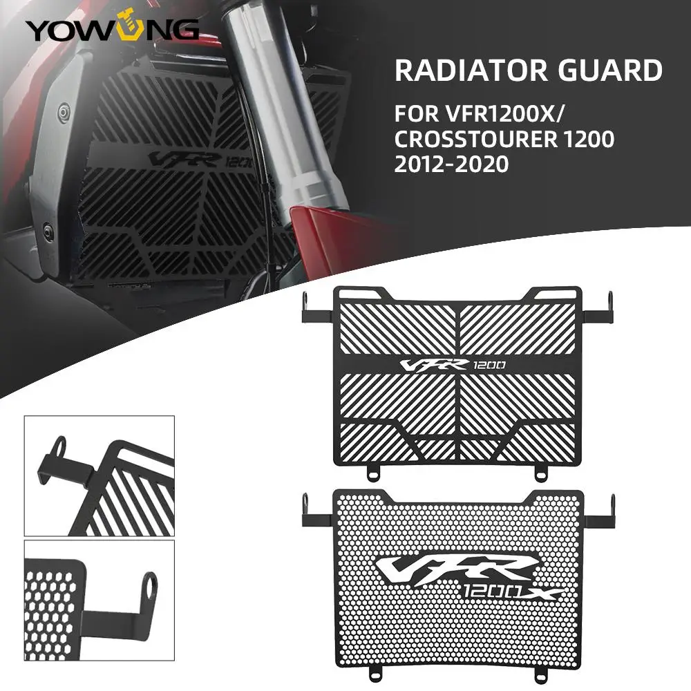 

For HONDA VFR1200X VFR1200 DCT 1200 CROSSTOURER/DCT 2012-2021 2020 Motorcycle Radiator Grille Guard Cover Protector Fuel Tank