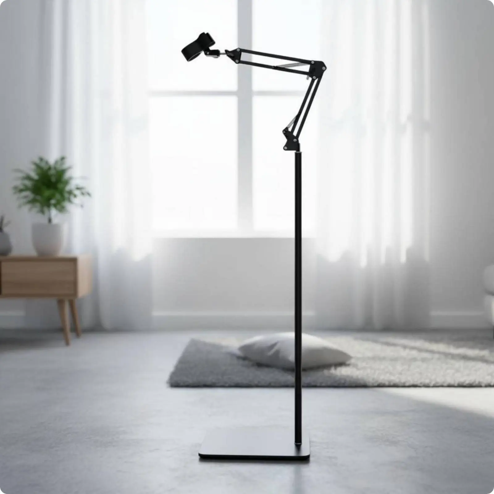 Pet Grooming Blow Dryer Stand Multi Angle Adjustment Floor Standing Hair Dryer Stand Household Accessory Stable Base for Home
