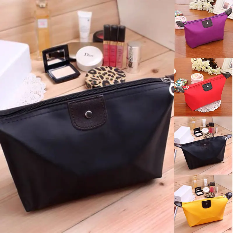 Portable Cosmetic Bag Large Capacity Travel Cosmetic Bag Dumpling Type Coin Storage Bag