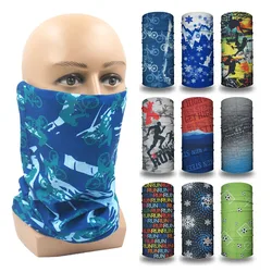 Motorcycling Running Outdoor Sports Face Bandanas Men Neck Warm Gaiter Women Headscarf UV Protection Seamless Tube Face Shield