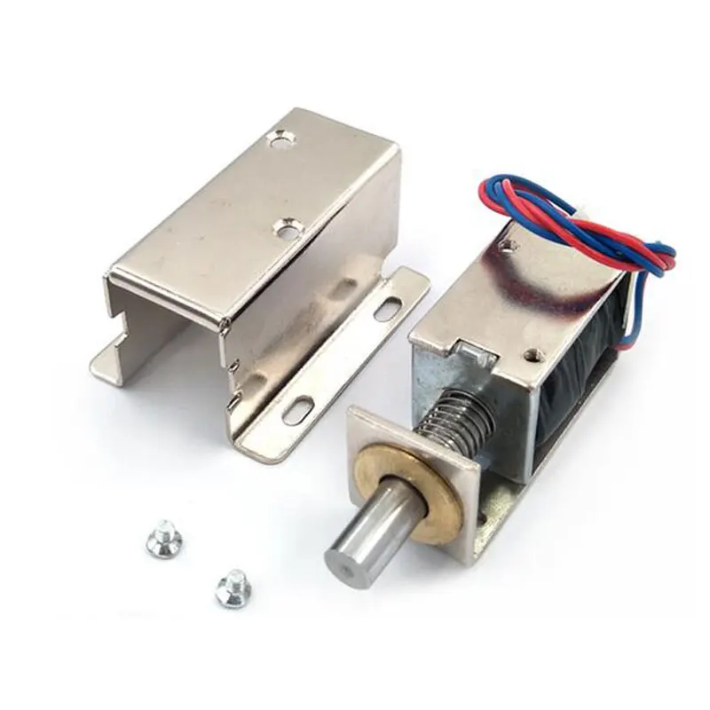 Electric Lock Small Bolt Lock Mini Cabinet Round Head  Cabinet Lock