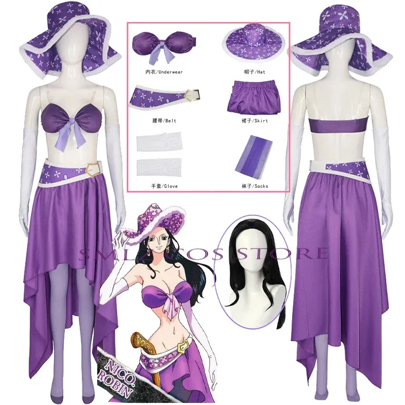 أنيمي تأثيري 15th الذكرى ملكة جمال روبن زي الأرجواني النساء فساتين موحدة قبعة الصدرية شعر مستعار مجموعة لعب الحفلات الزي eo]5