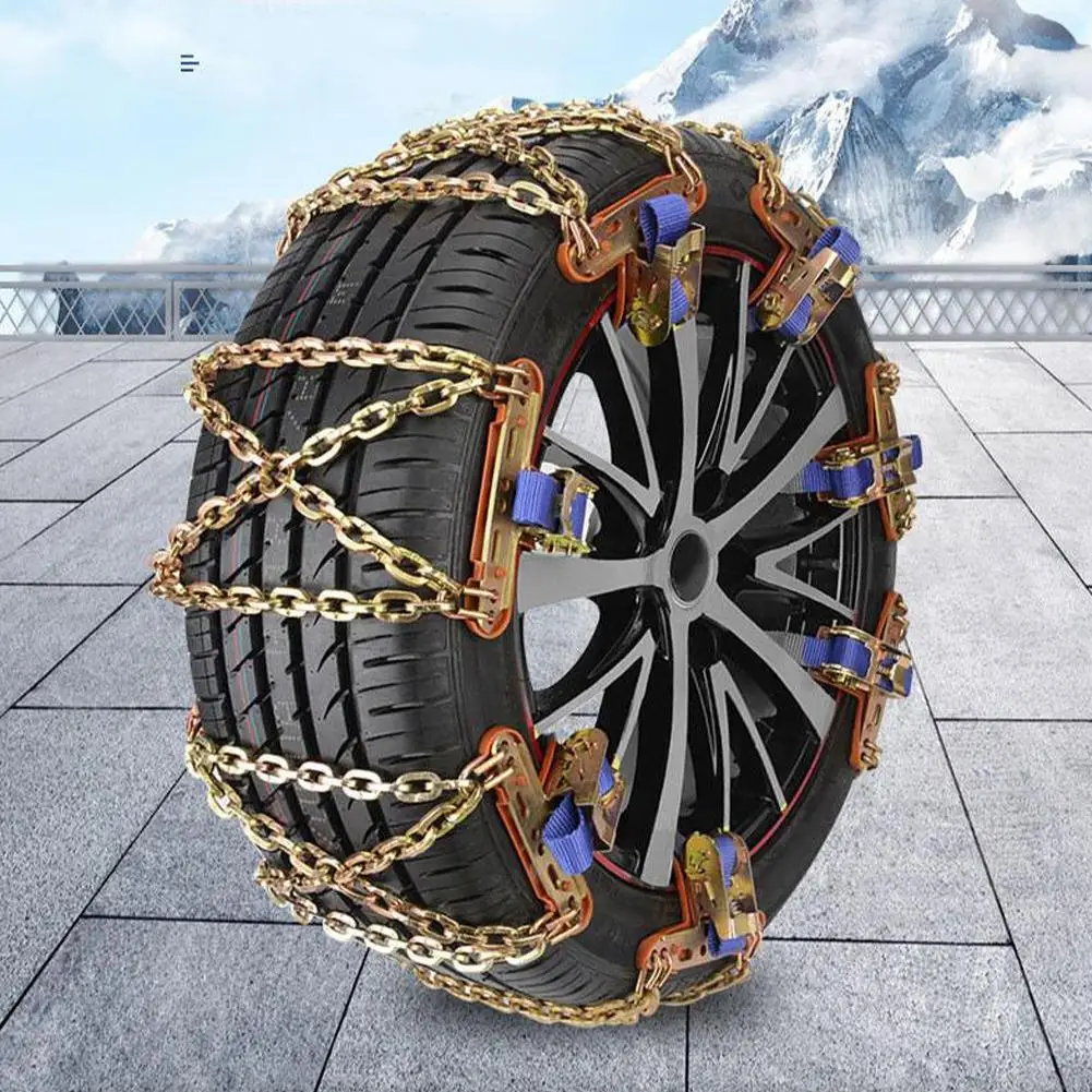 

Winter Vehicle Anti-skid Chain Plus Thick Manganese Steel Chain Adjustable Car Snow Chains Universal Ice And Mud Emergency Chain