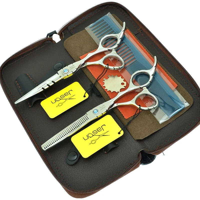 New Arrival 5.5" 6.0'' Hair Scissors Set Barber Hair Cutting Shears Salon Hairdresser's Thinning Scissors Hair Clippers A0018D