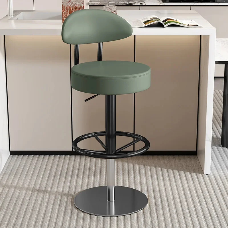 

Swivel Bar Stool Adjustable Black Chair Waiting Luxury Gold High Chair for A Kitchen Bar Dining Silla Comedor Home Furniture