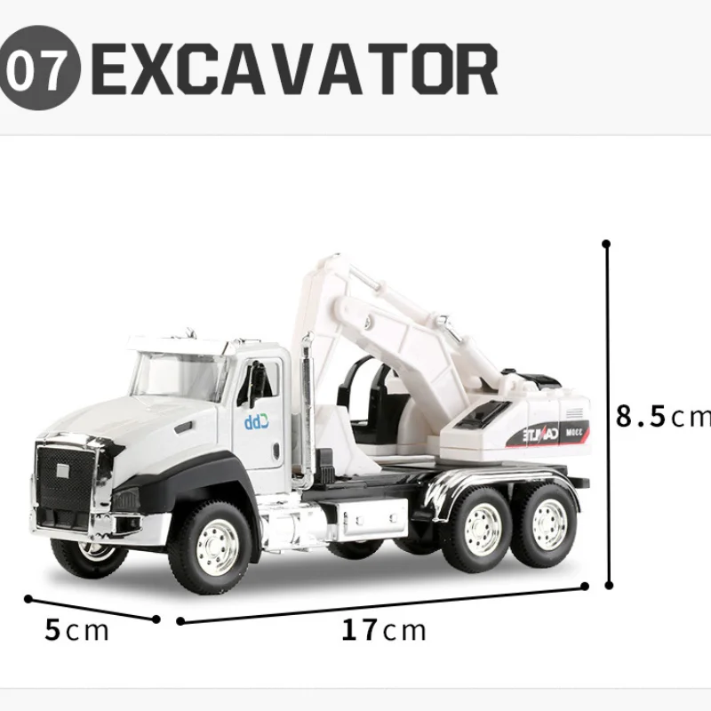 3 teile/satz Legierung Bagger Modell zurückziehen Mischen LKW Engineering Auto Simulation Transport Fahrzeug Kinderspiel zeug Junge Geburtstags geschenk